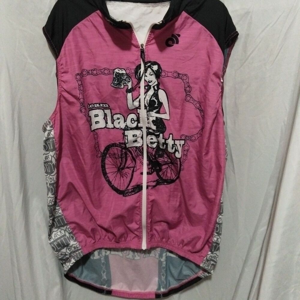 Champion System Cycling Vest Woman's 4xl Pink Says  Team Black Betty